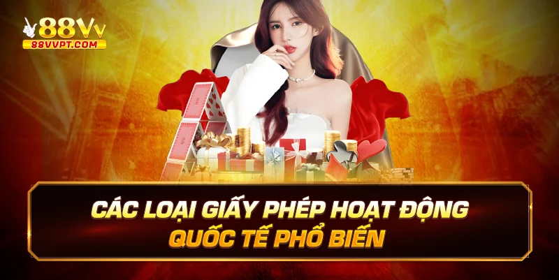 Các loại giấy phép hoạt động quốc tế phổ biến